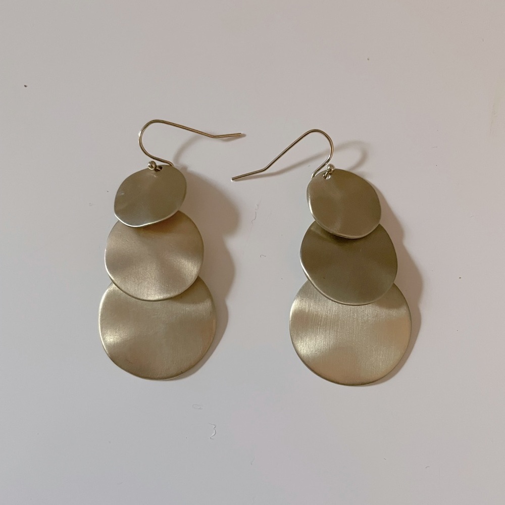 Gold tier earrings
